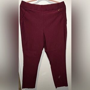 Rafaella Ponte Leggings in Wine
